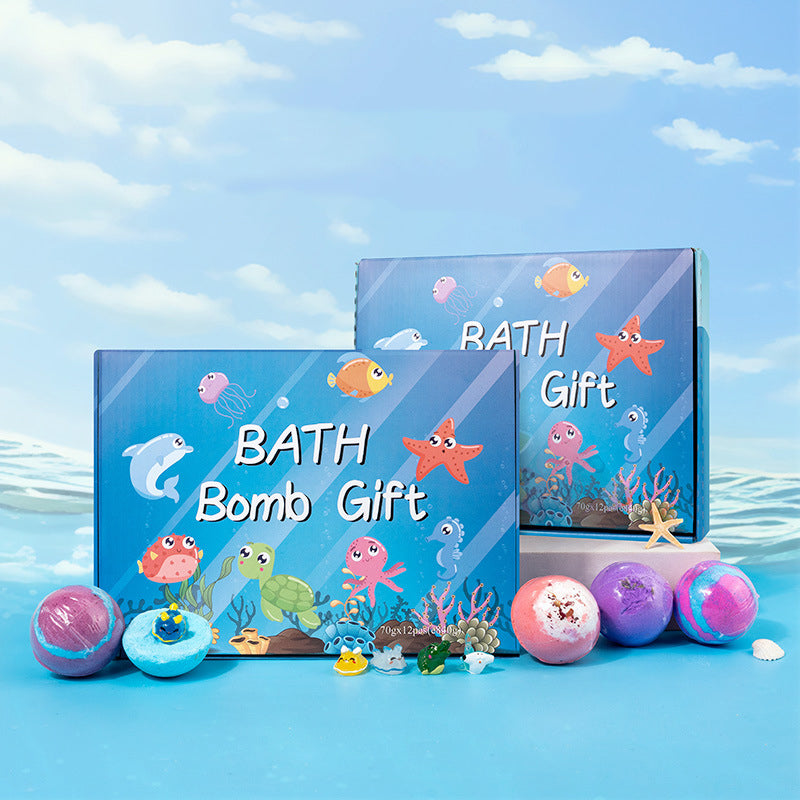 12-delige badbruisbal cadeauset voor kinderen