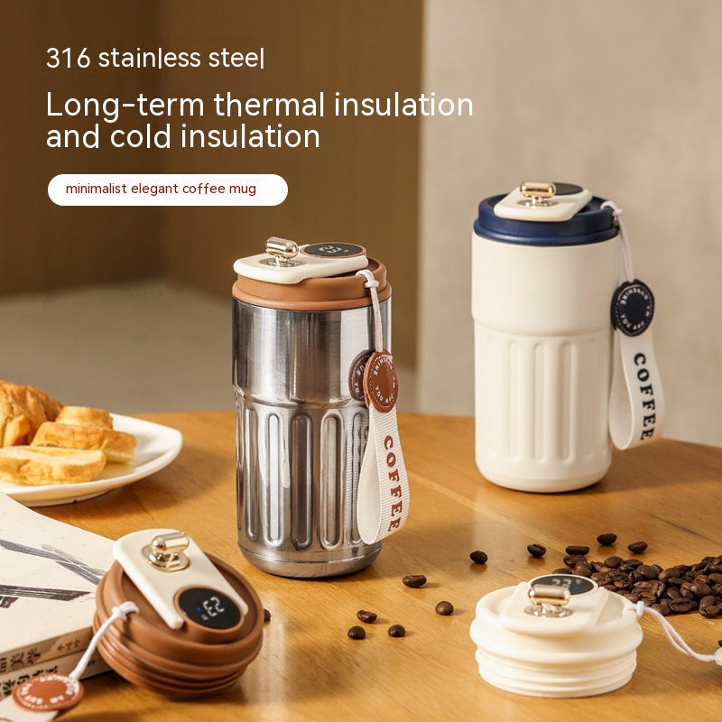SipSense Thermosbeker – Geniet van Elk Moment, Precies Op Temperatuur
