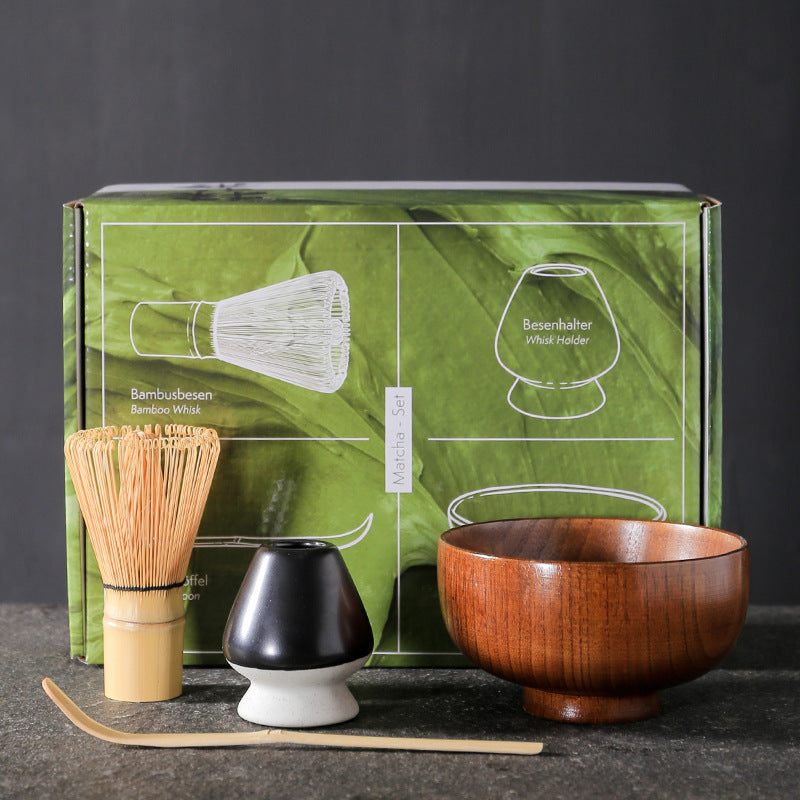 Complete Matcha Theeset – Traditionele Matcha Accessoires met Bamboe Whisk & Matcha Tools