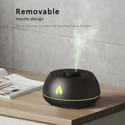 EmberGlow Aroma Diffuser – De Rust van Vlamlicht, de Frisheid van Nevel