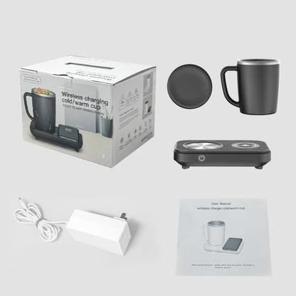 ThermoSmart Cup Pad – Slim Verwarmen, Koelen & Draadloos Opladen
