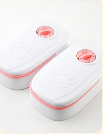 CalmFeast Voerdispenser – Rust, Regelmaat & Zorg zonder Gedo