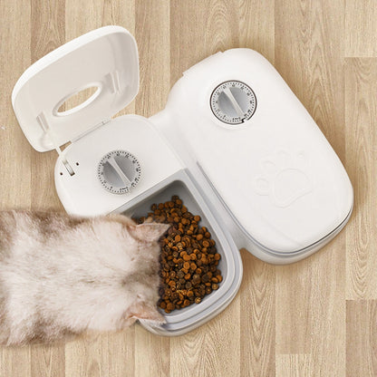 CalmFeast Voerdispenser – Rust, Regelmaat & Zorg zonder Gedo
