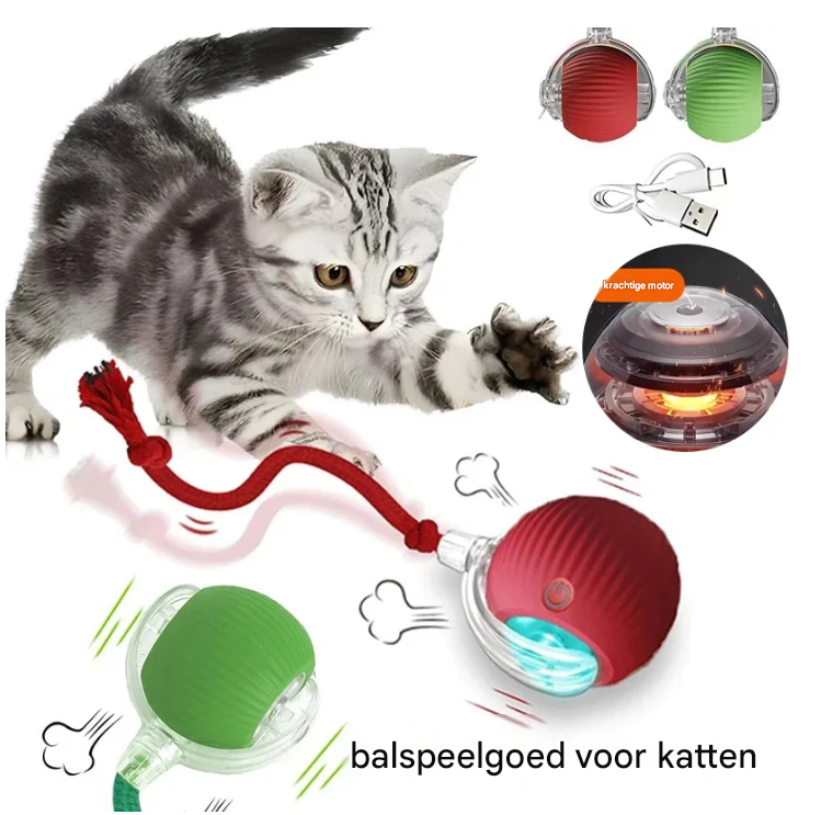 Interactieve Slimme Speelbal voor Katten & Honden