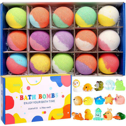 🛁✨ GlowFairy™ Surprise Bath Bombs – Magisch Badplezier & Knuffelbare Verrassing