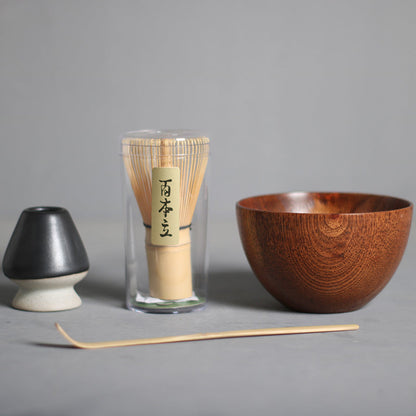 Complete Matcha Theeset – Traditionele Matcha Accessoires met Bamboe Whisk & Matcha Tools