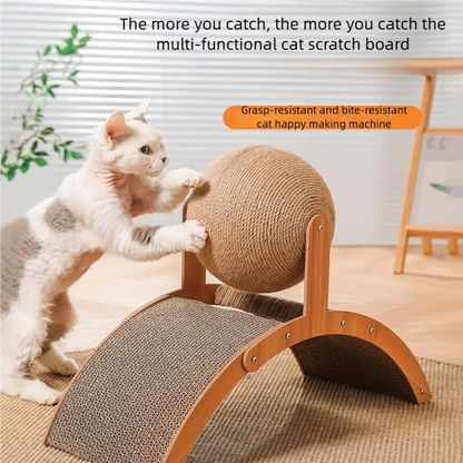 🐾 NatureScratch™ Sisal Playboard – Natuurlijk Speelplezier & Bescherming voor je Interieur