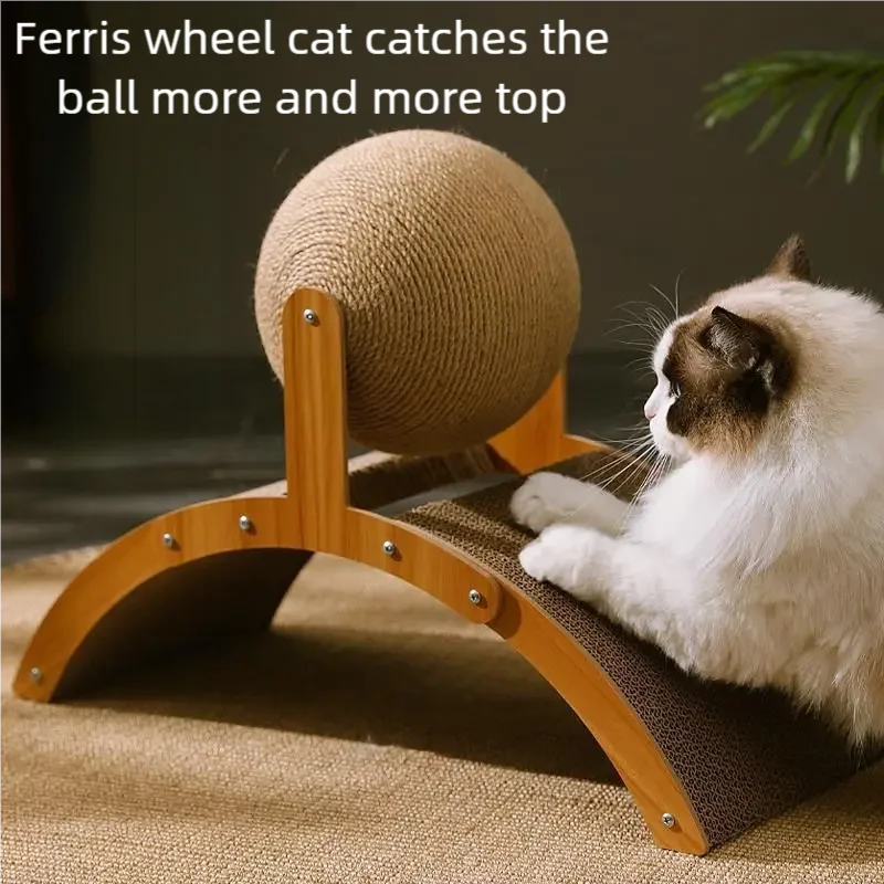 🐾 NatureScratch™ Sisal Playboard – Natuurlijk Speelplezier & Bescherming voor je Interieur