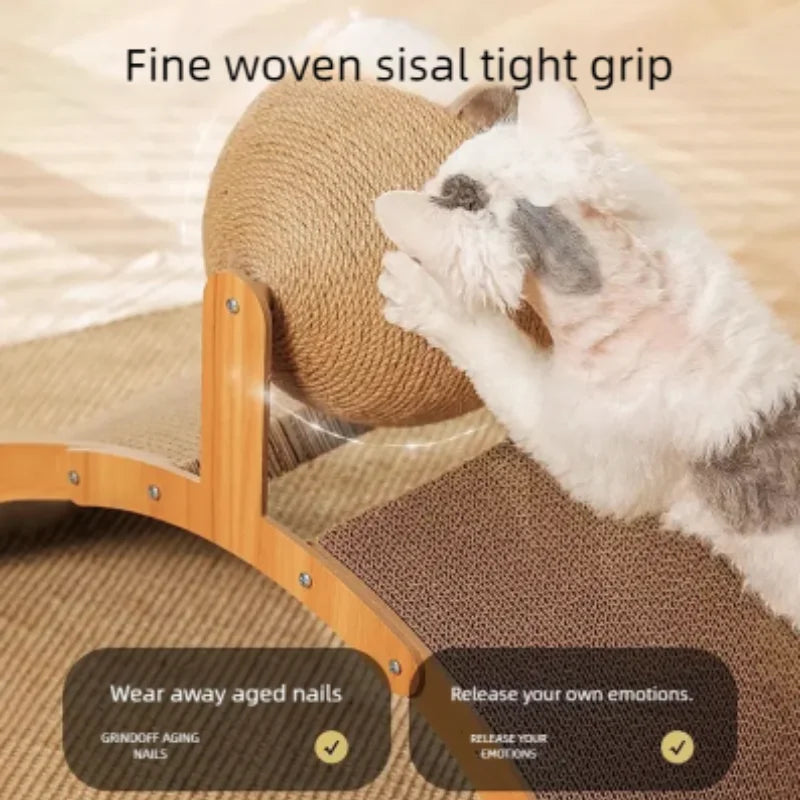 🐾 NatureScratch™ Sisal Playboard – Natuurlijk Speelplezier & Bescherming voor je Interieur
