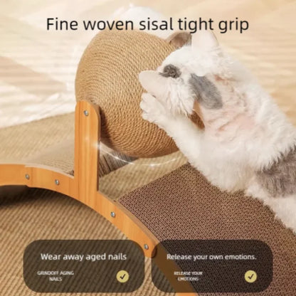 🐾 NatureScratch™ Sisal Playboard – Natuurlijk Speelplezier & Bescherming voor je Interieur