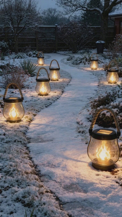 LumiFlame Solar Lantaarn – Een Zachte Gloed voor Rustvolle Avonden