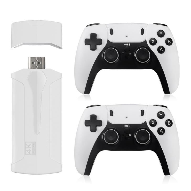 Retro Game Console Stick +40000 Klassieke Spellen & 2 Draadloze Controllers!
